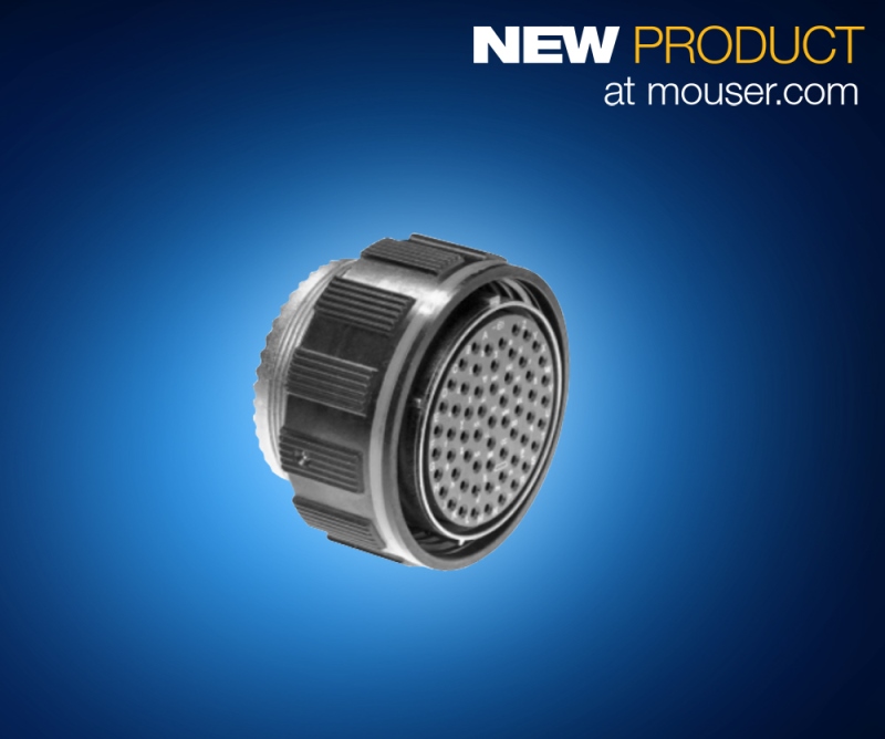 Mouser Now Stocking Amphenol ZnNi Circular Mil-Spec Metal Connectors